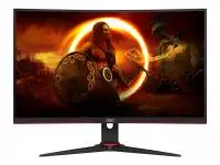 Монитор AOC C24G2AE/BK 23.6", VA Curved, FHD 1920x1080, 165Hz, 1ms, AMD FreeSync Premium, HDMI, DP, VGA