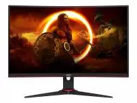 Монитор AOC C24G2AE/BK 23.6", VA Curved, FHD 1920x1080, 165Hz, 1ms, AMD FreeSync Premium, HDMI, DP, VGA