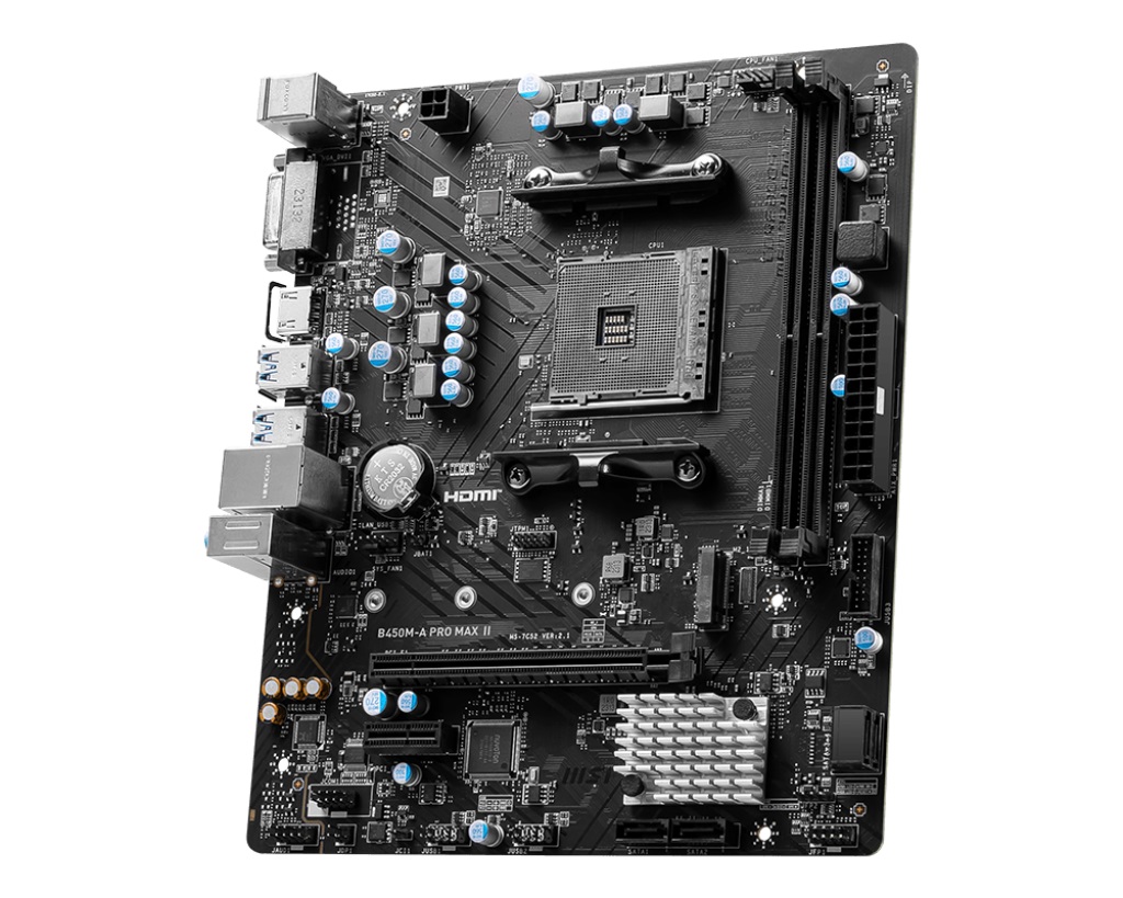 Дънна платка MSI B450M-A PRO MAX II AM4 - 911-7C52-036