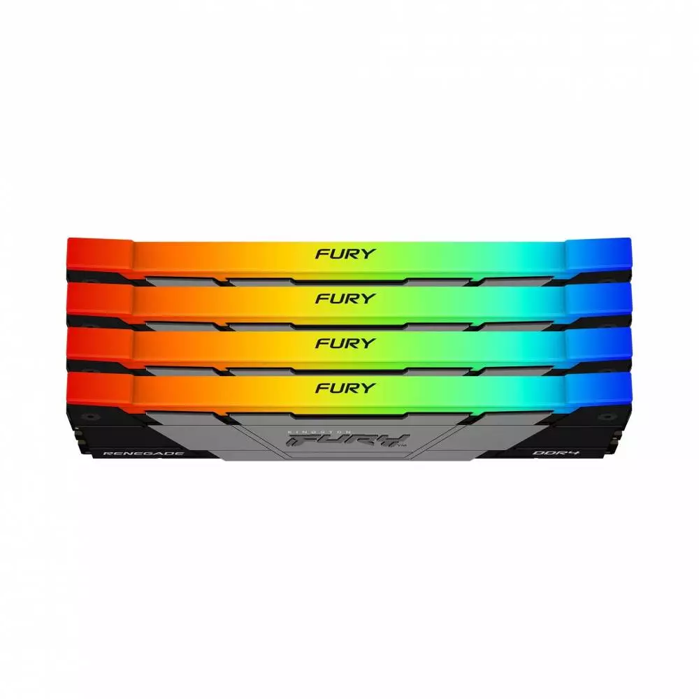 Памет Kingston FURY Renegade RGB 32GB (4x8GB) DDR4 3600MHz CL16 - KF436C16RB2AK4/32