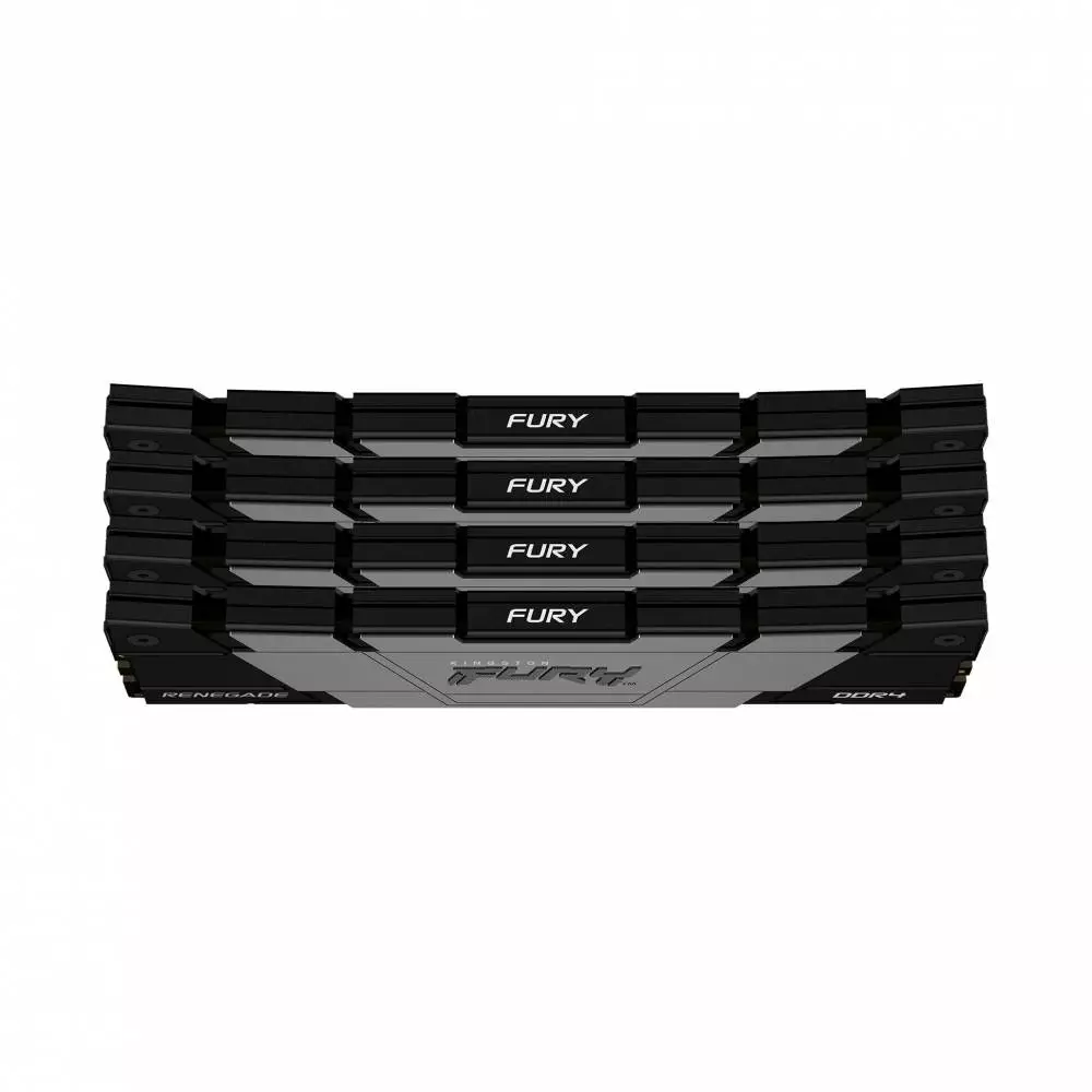 Памет Kingston FURY Renegade Black 32GB (4x8GB) DDR4 3600MHz CL16 - KF436C16RB2K4/32