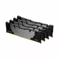 Памет Kingston FURY Renegade Black 64GB (4x16GB) DDR4 3200MHz CL16 - KF432C16RB12K4/64
