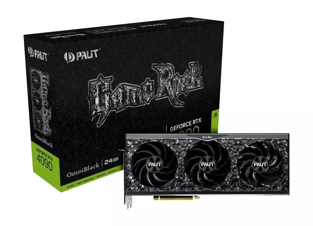 Видео карта Palit GeForce RTX 4090 GameRock OmniBlack 24GB