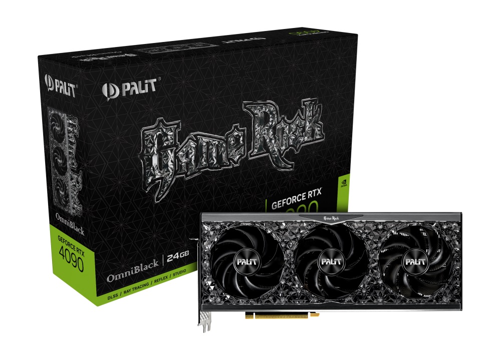 Видео карта Palit GeForce RTX 4090 GameRock OmniBlack 24GB
