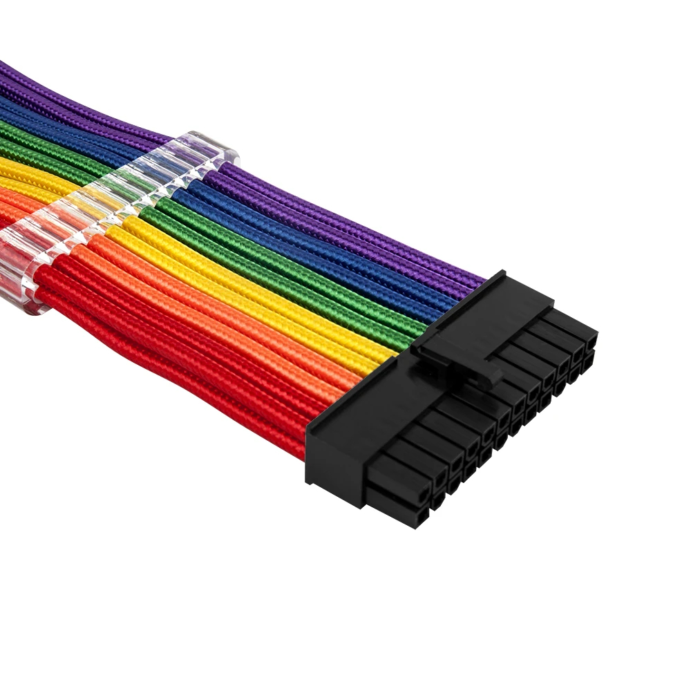 Комплект удължителни кабели 1stPlayer RB-001 Cable Kit Rainbow - ATX24P, EPS, PCI-e 