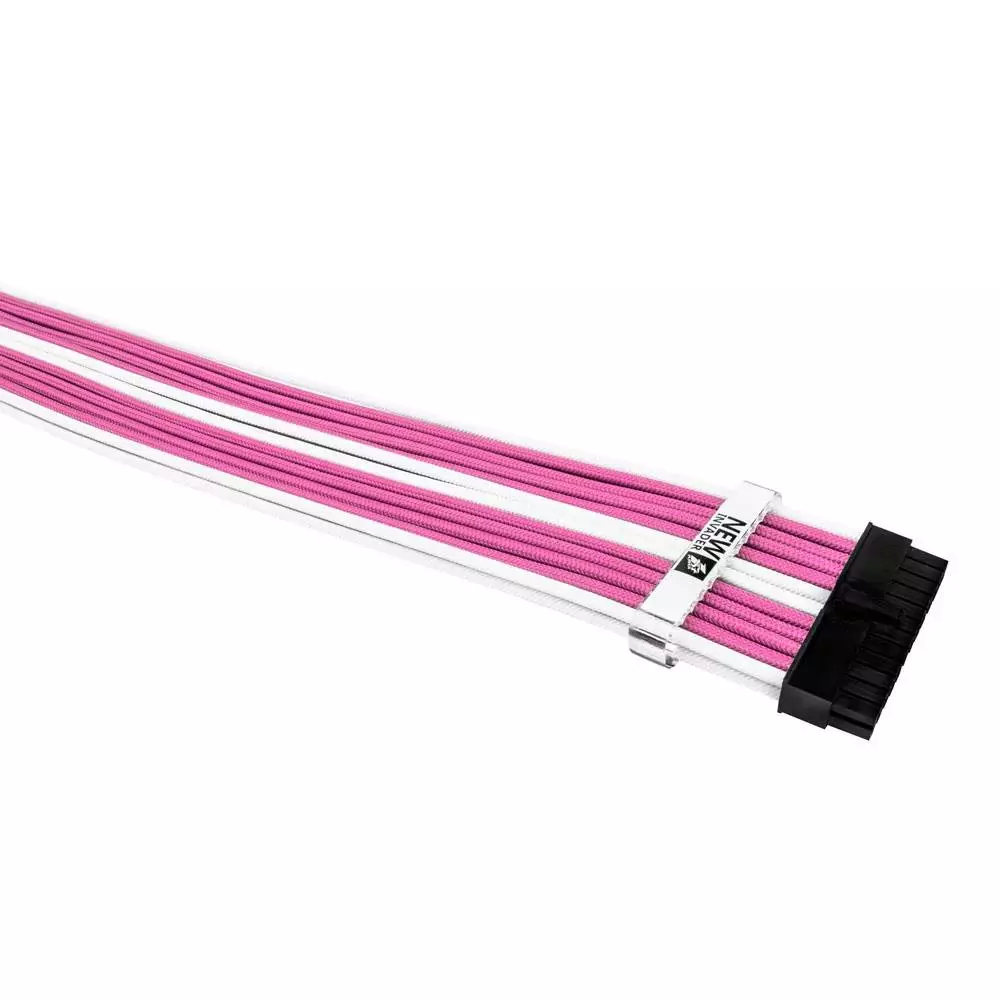 Комплект удължителни кабели 1stPlayer PKW-001 Cable Kit Pink/White - ATX24P, EPS, PCI-e 