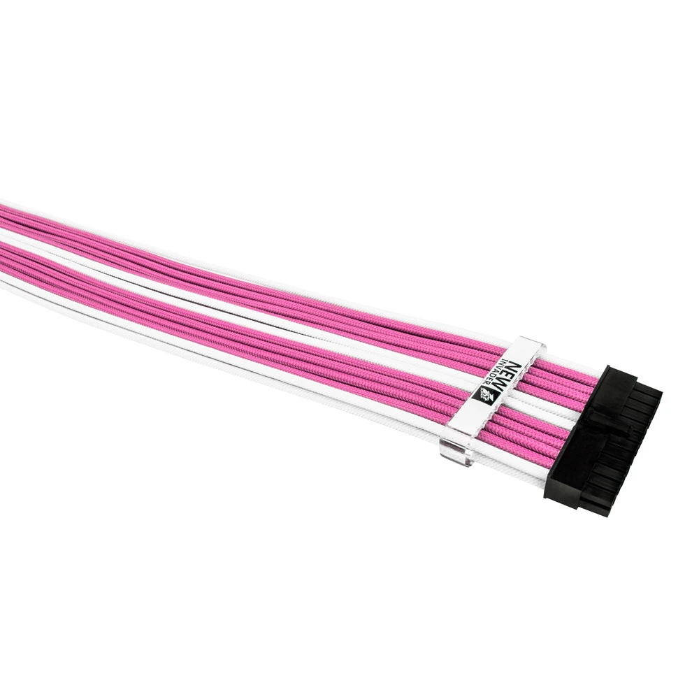 Kit di cavi di estensione 1stPlayer PKW-001 Cable Kit Rosa/Bianco - ATX24P, EPS, PCI-e