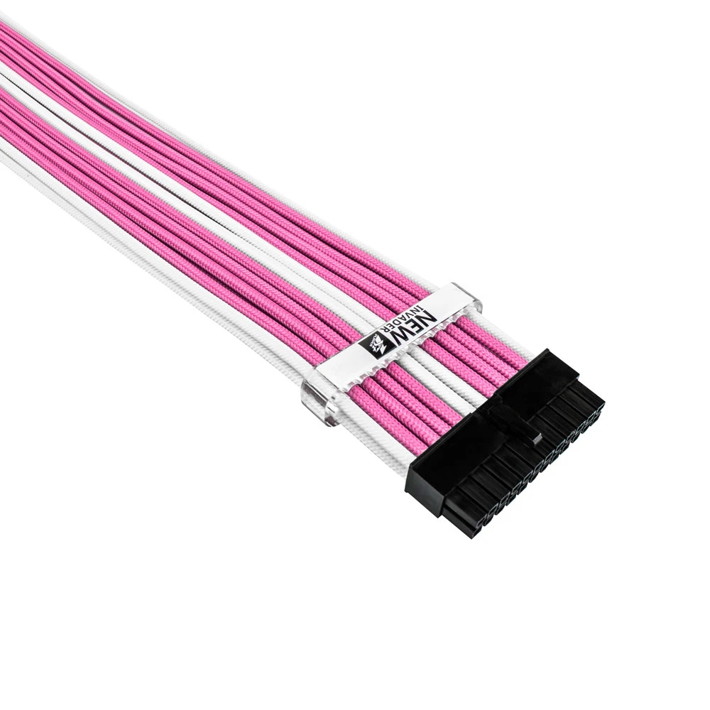 Kit di cavi di estensione 1stPlayer PKW-001 Cable Kit Rosa/Bianco - ATX24P, EPS, PCI-e