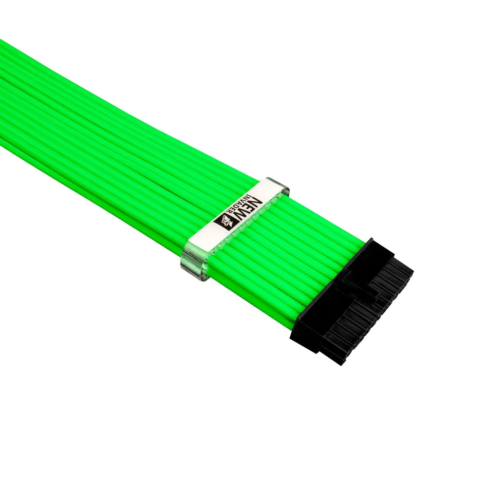 Комплект удължителни кабели 1stPlayer NGE-001 Cable Kit Neon/Green - ATX24P, EPS, PCI-e 