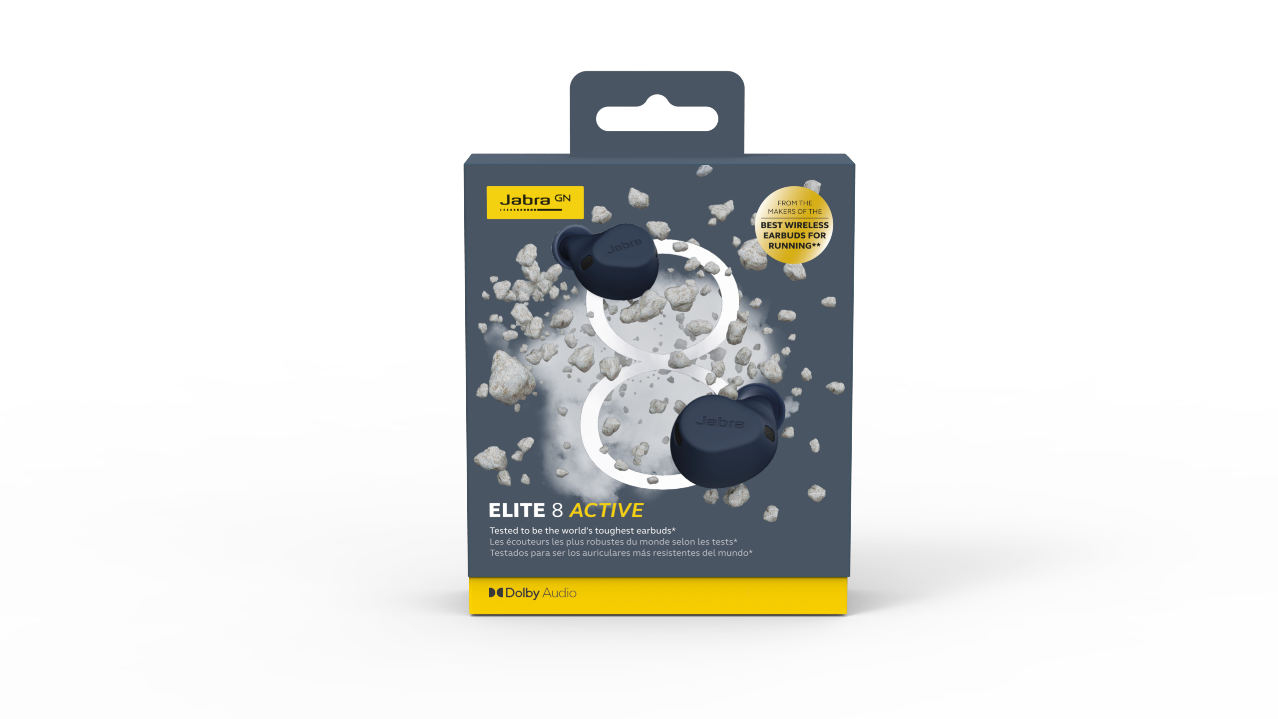 Блутут слушалки Jabra Elite 8 Active, Navy