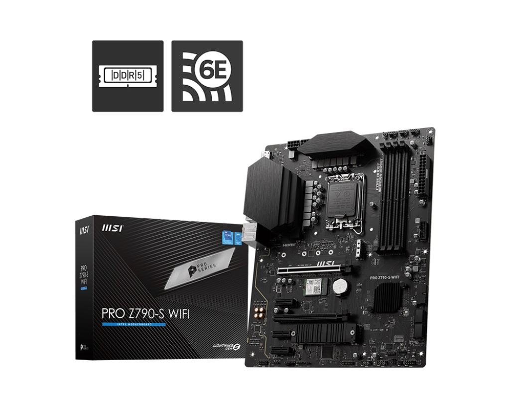 Дънна платка MSI PRO Z790-S WIFI LGA1700 DDR5