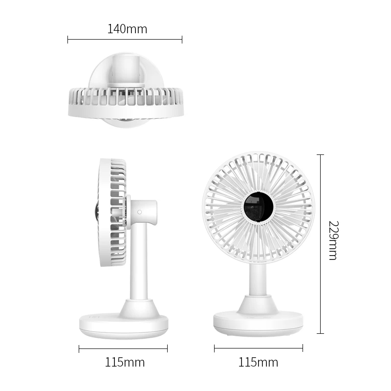 Orico вентилатор за бюро Desktop USB Fan - YT-N9C-WH-BP