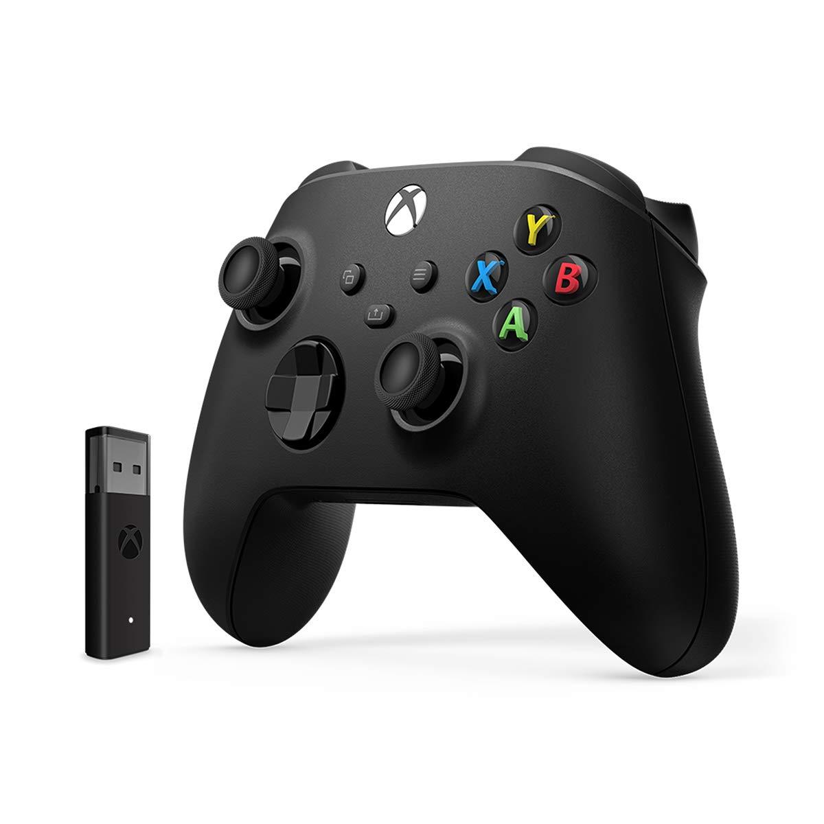 Геймърски безжичен контролер Microsoft Xbox V2 + Адаптер за PC 