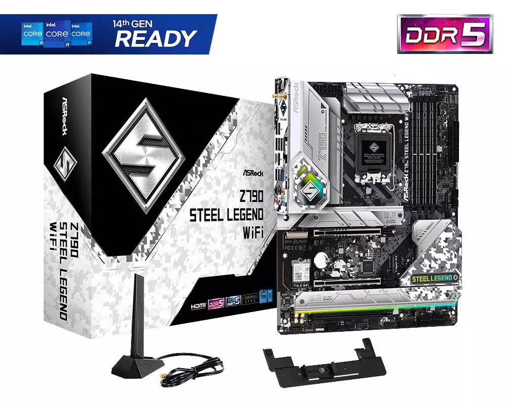 Дънна платка Asrock Z790 Steel Legend Wi-Fi 6E LGA1700 DDR5