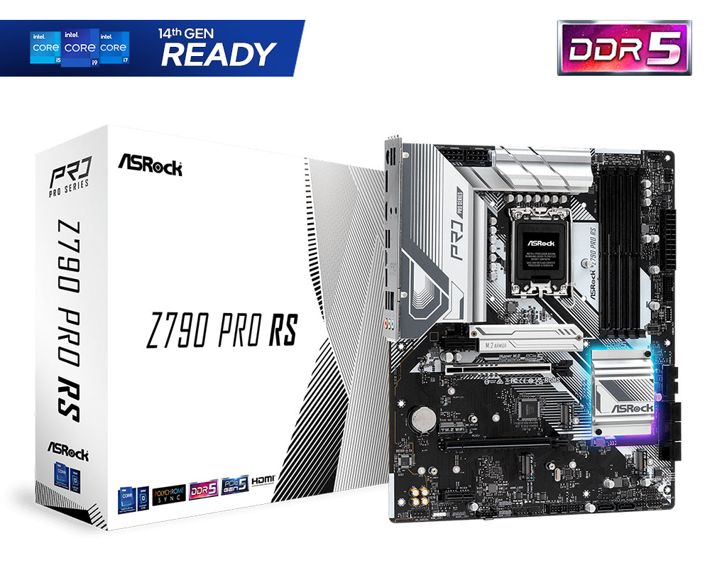 Дънна платка Asrock Z790 PRO RS LGA1700 DDR5