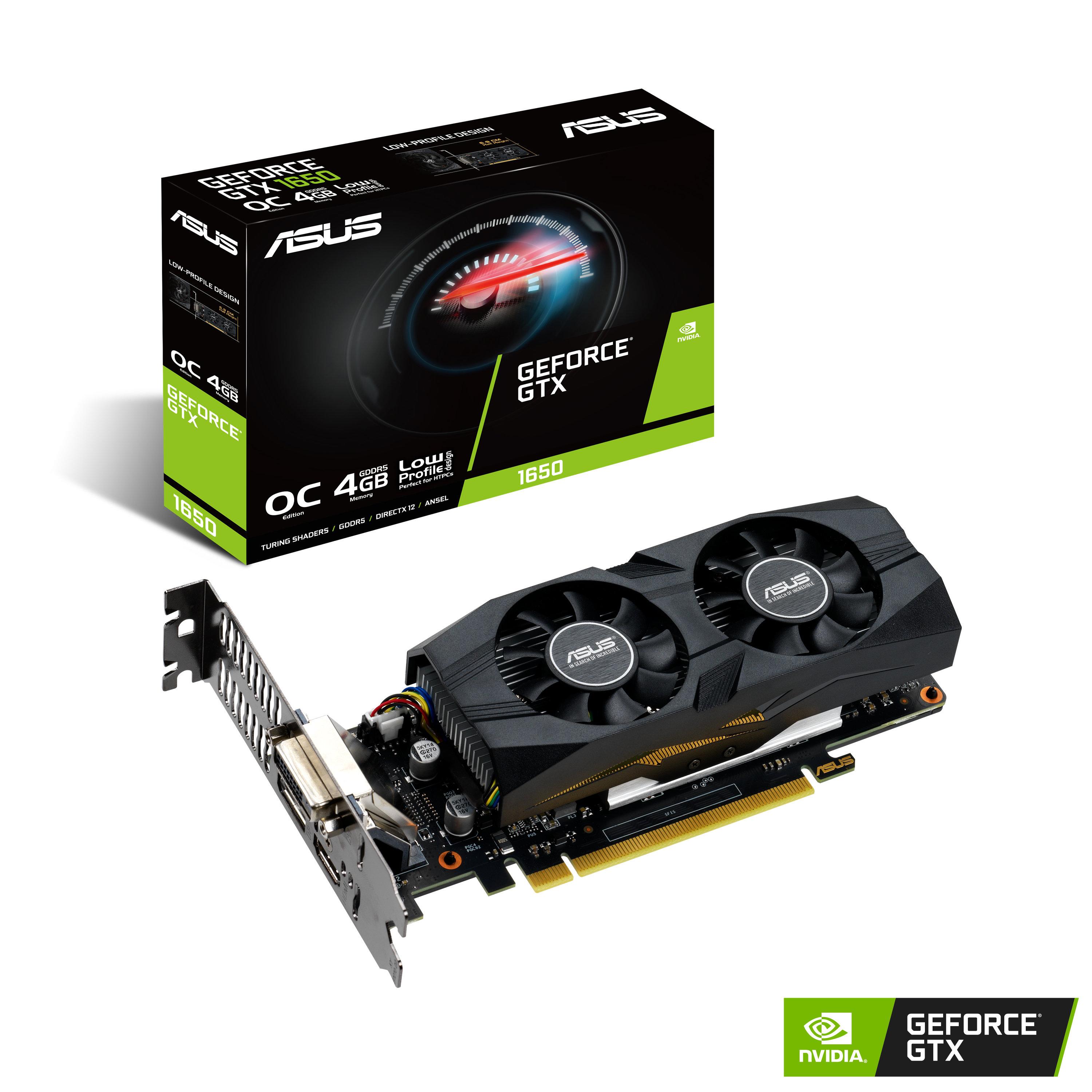 Видео карта ASUS GTX 1650 Low profile OC Edition 4GB GDDR5 128 bit
