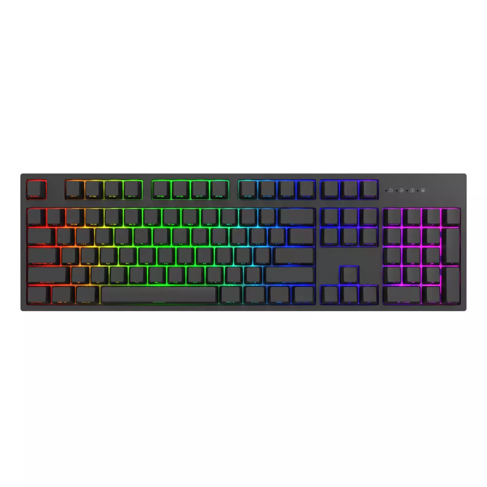 Геймърскa механична клавиатура Dark Project KD104A Black Full Size - Hot-Swappable Gatheron Optical Red, RGB, PBT