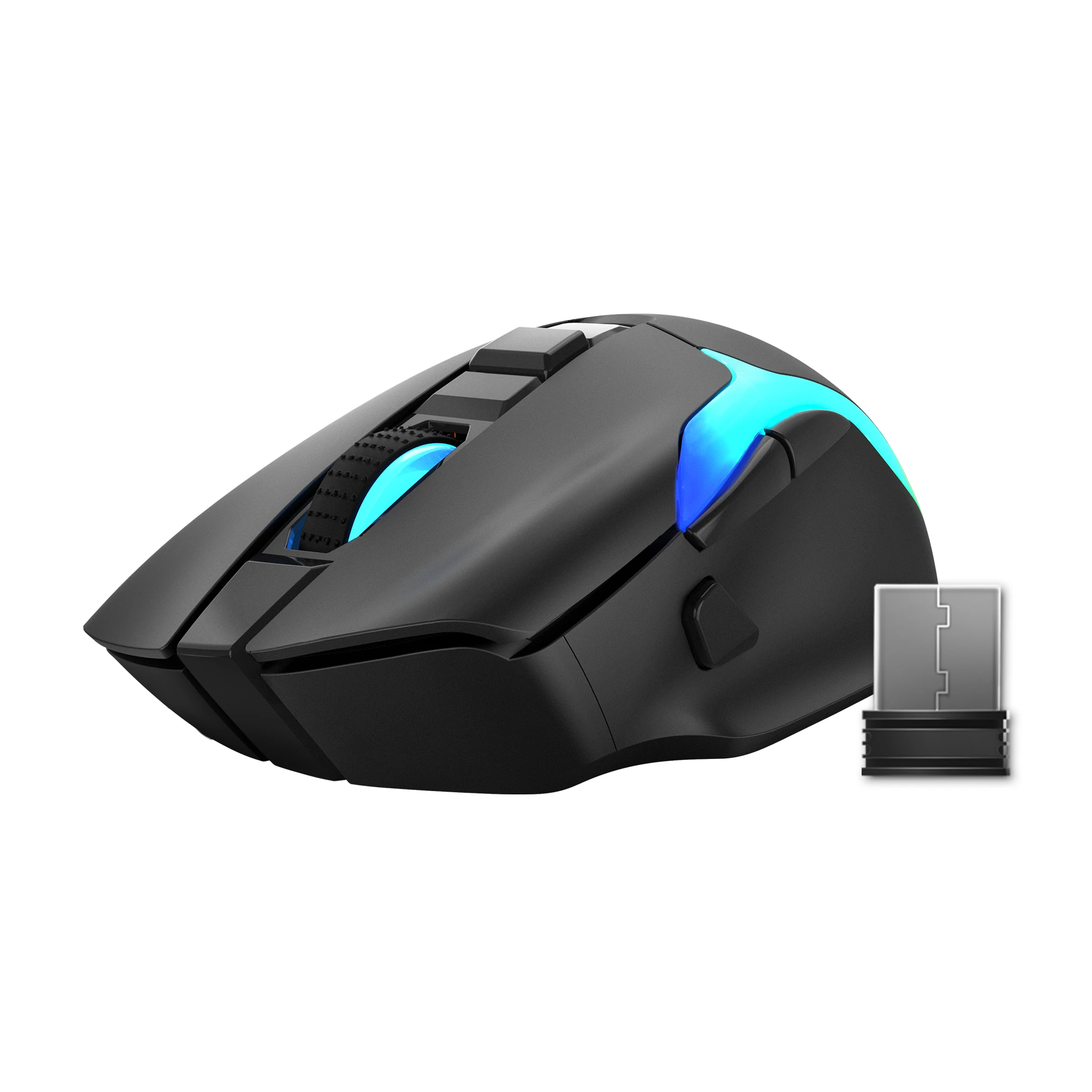 Безжична геймърска мишка Marvo  M729W - 8000dpi, 500Hz, rechargable, RGB