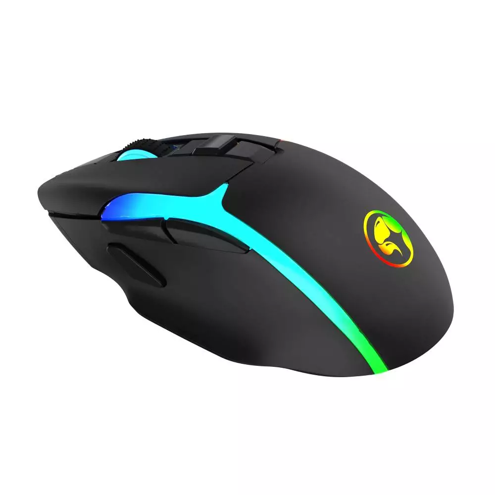 Безжична геймърска мишка Marvo M729W - 8000dpi, 500Hz, rechargable, RGB