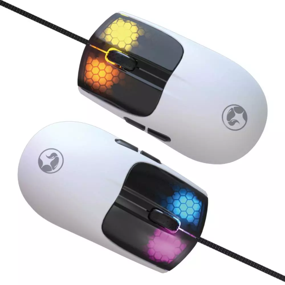 Геймръска мишка Marvo M727 RGB - 12000dpi, 6 programmable buttons, 1000Hz