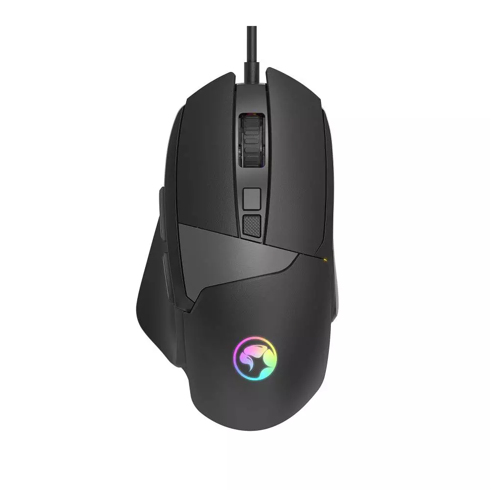 Геймърска мишка Marvo M411 RGB - 12800dpi, programmable, 1000Hz