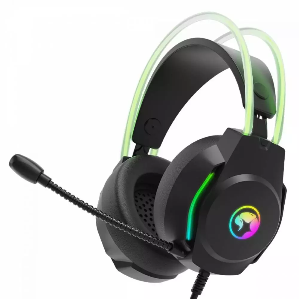 Геймърски слушалки Marvo H8620 - 50mm, RGB