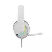 Геймърски слушалки Marvo H8618 White - 50mm, USB, RGB
