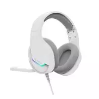 Геймърски слушалки Marvo H8618 White - 50mm, USB, RGB