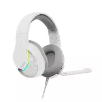 Геймърски слушалки Marvo H8618 White - 50mm, USB, RGB
