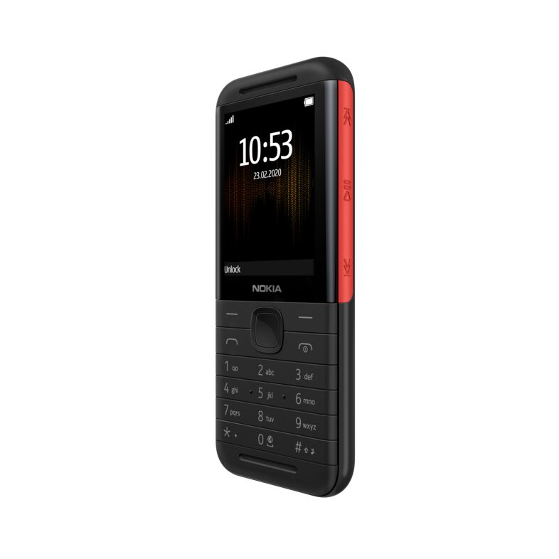 Мобилен телефон Nokia  5310 DS, черен/червен