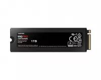 Диск SSD SAMSUNG 990 PRO с Heatsink 1TB M.2 Type 2280 NVMe PCIe Gen4x4 - MZ-V9P1T0GW