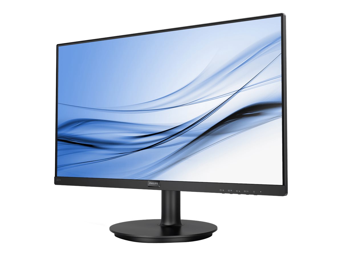 Монитор PHILIPS 221V8A/00, 21.5", VA, FHD 1920x1080, 75Hz, 4ms, VGA, HDMI