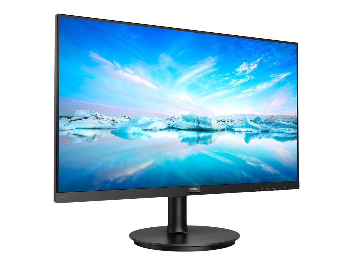 Монитор PHILIPS 221V8A/00, 21.5", VA, FHD 1920x1080, 75Hz, 4ms, VGA, HDMI