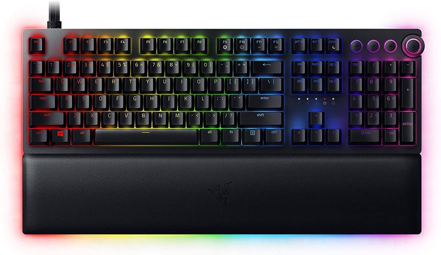 Геймърска клавиатура Razer Huntsman V2 Optical Gaming Keyboard Clicky Optical Switch - RZ03-03930300-R3M1
