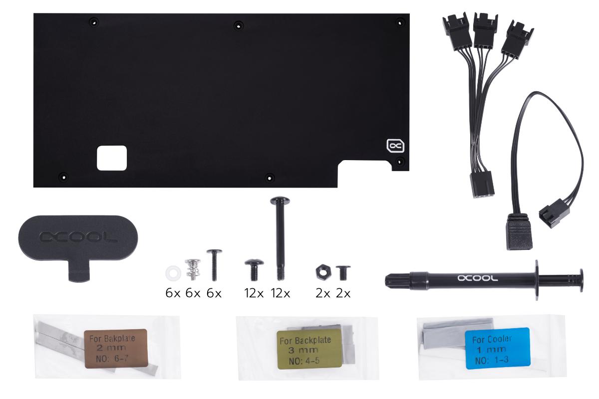 Система с водно охлаждане Alphacool Eiswolf 2 AIO - 360mm Radeon RX 6800/6800XT Strix/TUF with Backplate