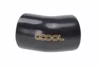 L-конектор Alphacool HF, Вътрешна резба G1/4 - G1/4, 45&deg;, Черен мат