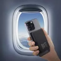 Външна безжична батерия HAMA "MagPower4", 5000 mAh, за Apple MagSafe
