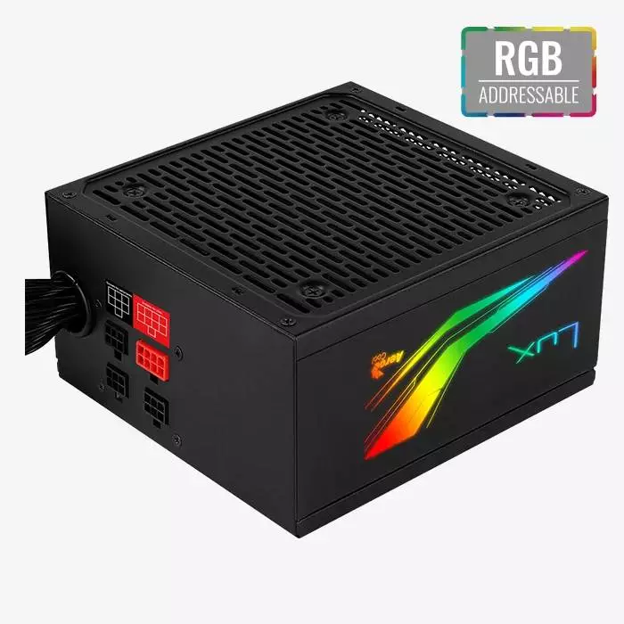 Захранване AeroCool LUX RGB 650M (650W) PSU 80 Plus Bronze, Semi-Modular - ACPB-LM65AEC.11
