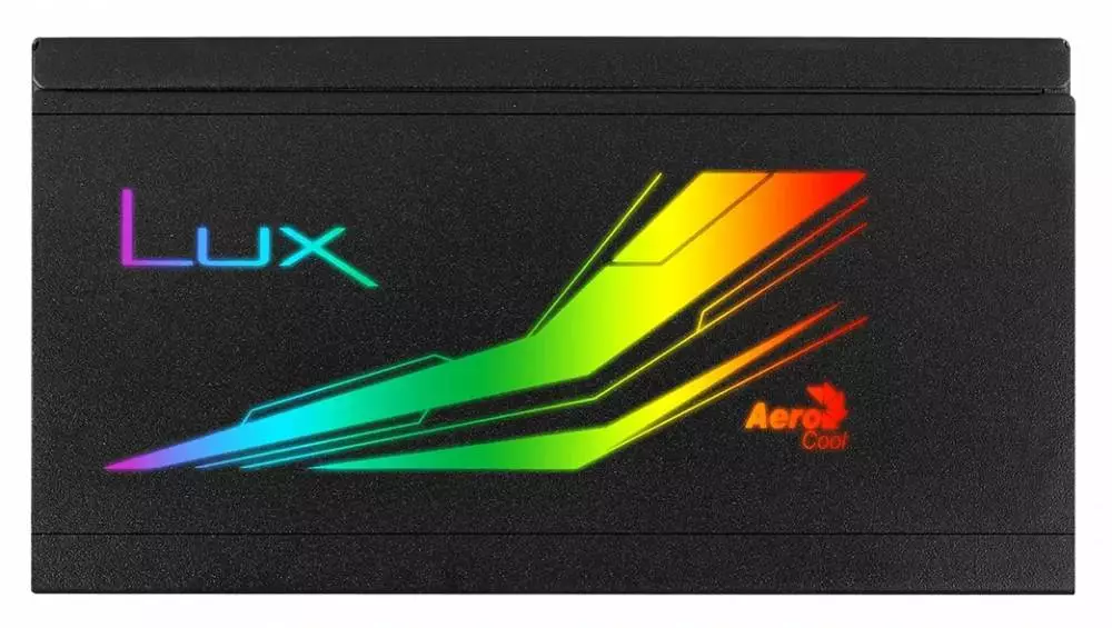 Захранване AeroCool LUX RGB PSU 1000M (1000W) 80 Plus Gold, Semi-Modular - ACPG-LMK0AEC.11