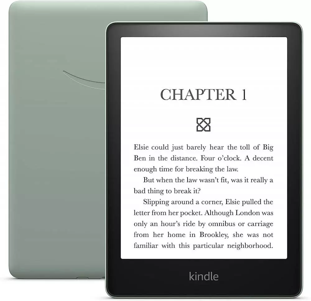 eBook четец Kindle Paperwhite 6.8", 16GB, 2021, 11 генерация, IPX8, Зелен
