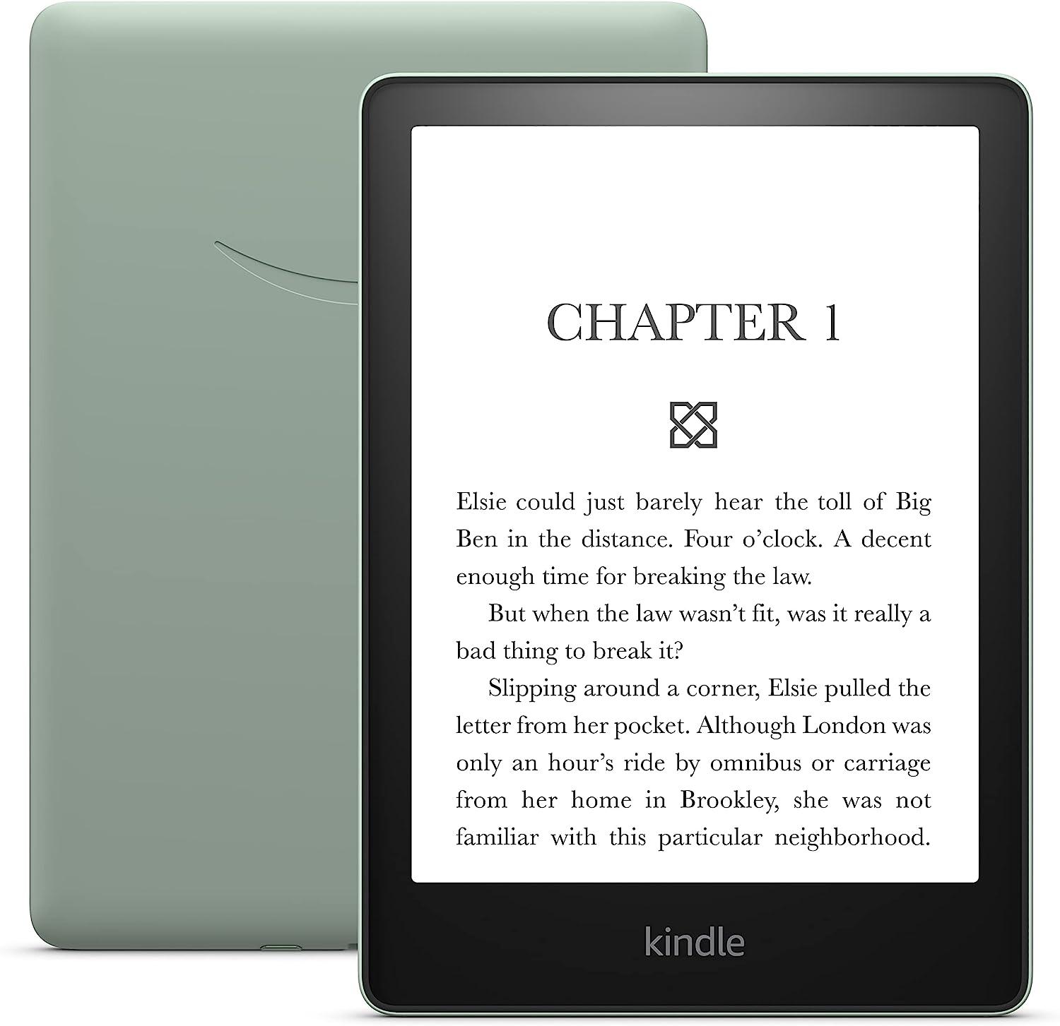 eBook четец Kindle Paperwhite 6.8", 16GB, 2021, 11 генерация, IPX8, Зелен