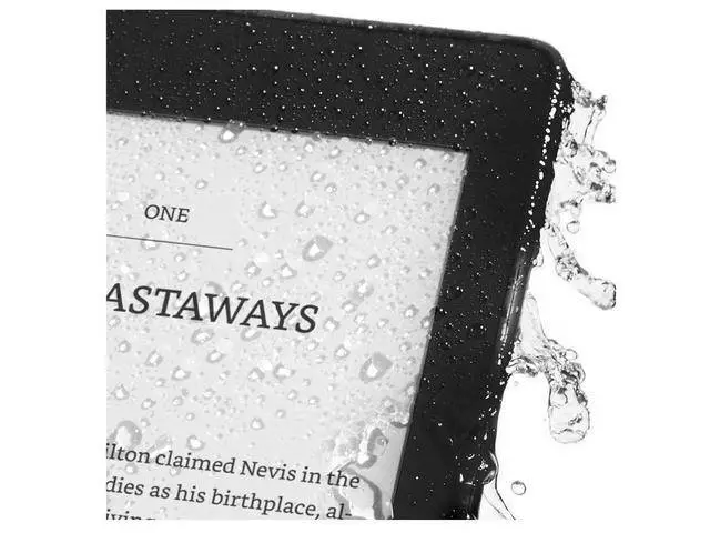 eBook четец Kindle Paperwhite, 6", IPX8, 10 Gen, Черен, Фабрично рециклиран