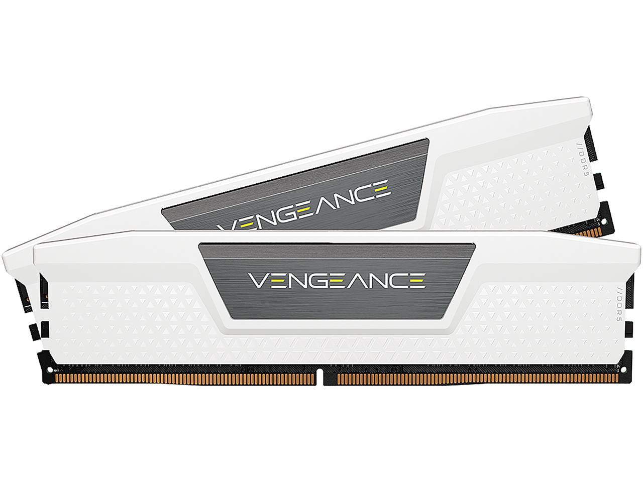 Памет Corsair Vengeance White 32GB (2x16GB) DDR5 6000MHz CL36 XMP - CMK32GX5M2E6000C36W