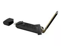 Безжичен адаптер ASUS USB-AX56 CRADLE AX1800 Dual-band USB 802.11ax 1201/867Mbps - 90IG06H0-MO0R10