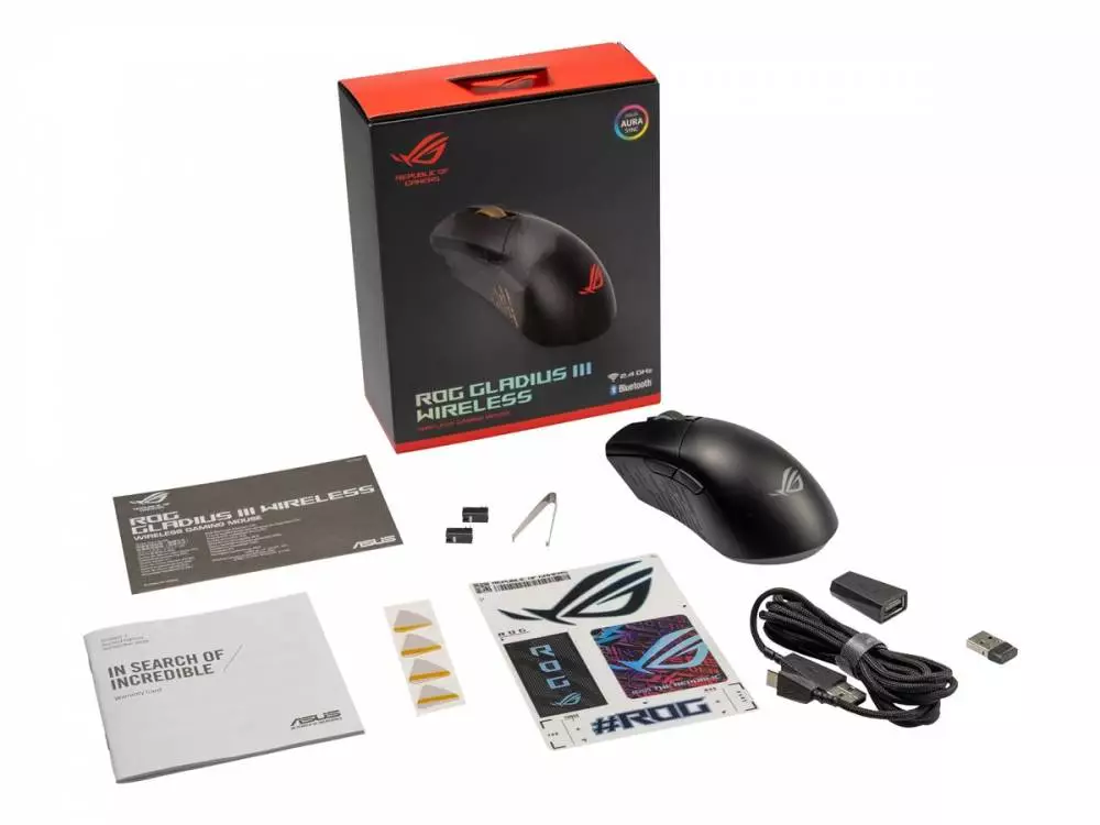 Геймърска мишка ASUS P514 ROG Gladius III Mouse - 90MP0270-BMUA00