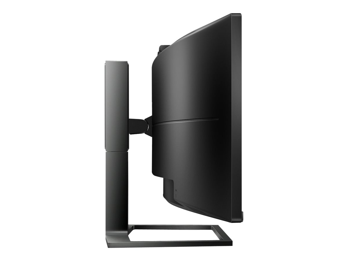Монитор PHILIPS 499P9H/00, 49", VA Curved, Dual Quad HD 5120x1440, 60Hz, 5ms, HDR400, WebCam, KVM, USB
