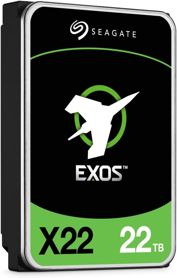 Твърд диск Seagate Exos X22 22TB 512E/4KN 3.5" SATA 6Gb/s 7200RPM Enterprise - ST22000NM001E