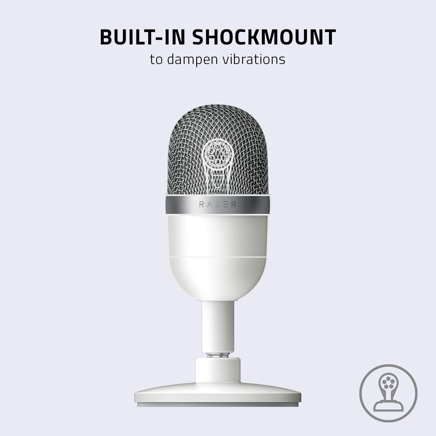 Микрофон Razer Seiren Mini Mercury White - RZ19-03450300-R3M1