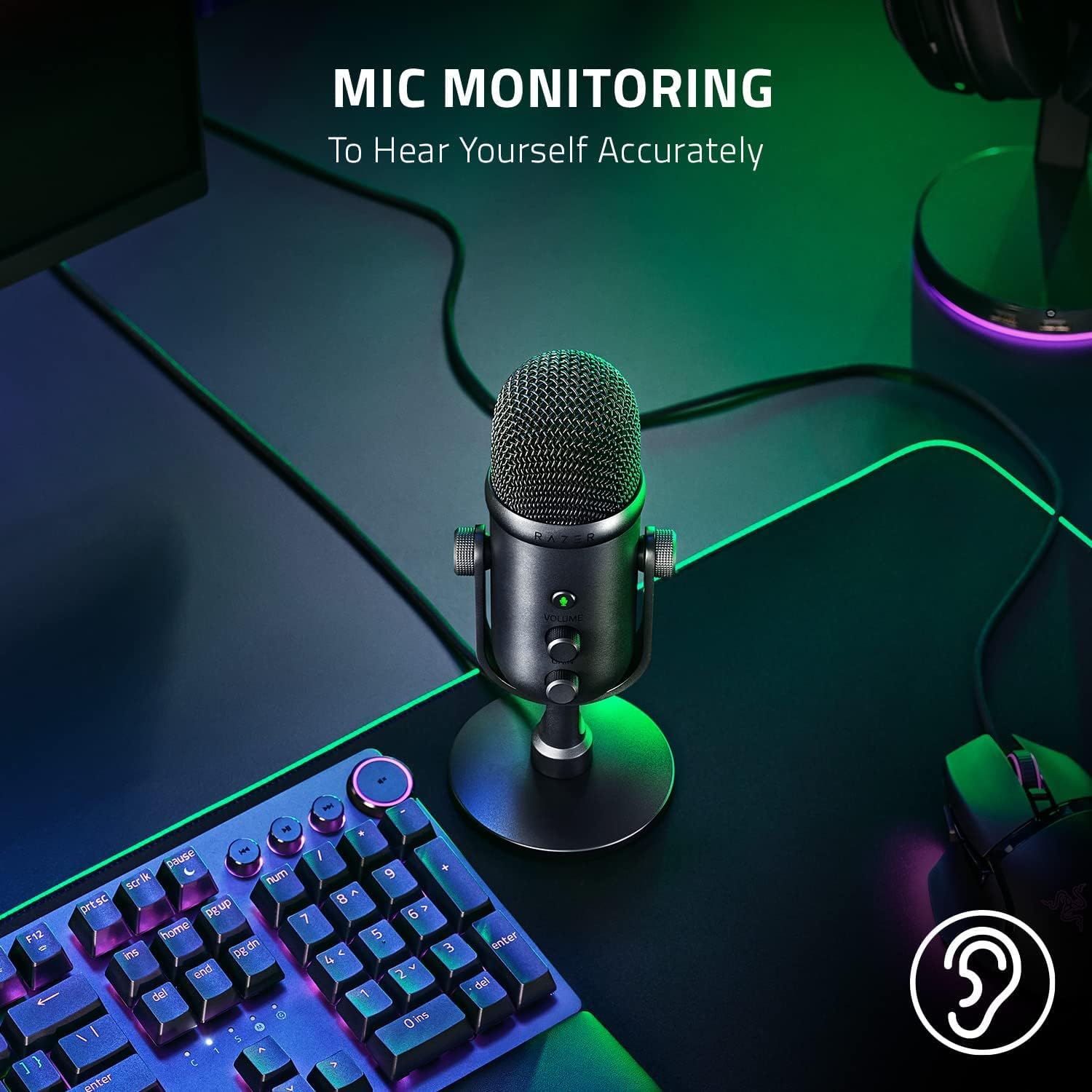 Микрофон Razer Seiren V2 Pro - RZ19-04040100-R3M1