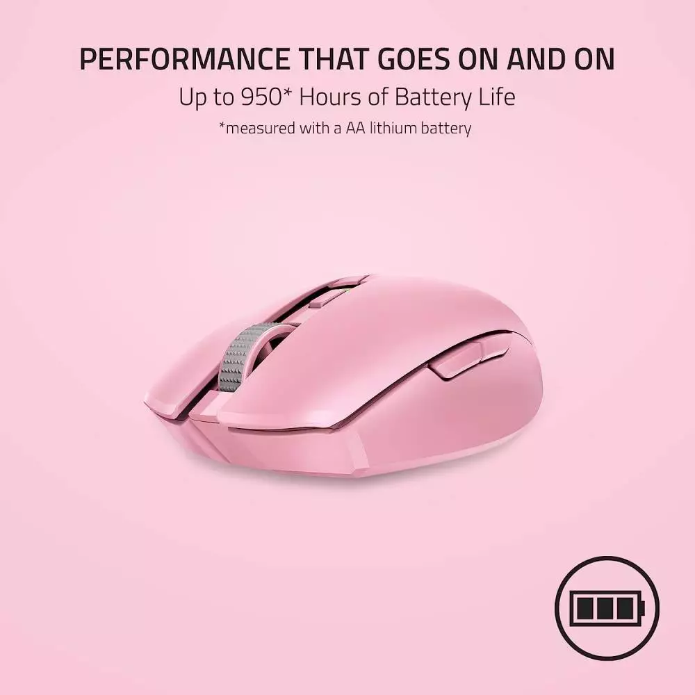 Геймърска мишка Razer Orochi V2 Pink Wireless - RZ01-03731200-R3G1